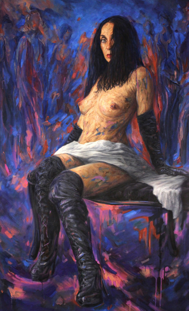 Portrait of Ruth Tarvydas Oil on canvas 91.5 x 152.5cm 2014 